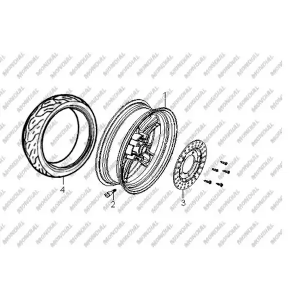 CF MOTO JETMAX 250 (EFI) SUPAP VE SUPAP KAPAGI #Y4CFM4000A0184