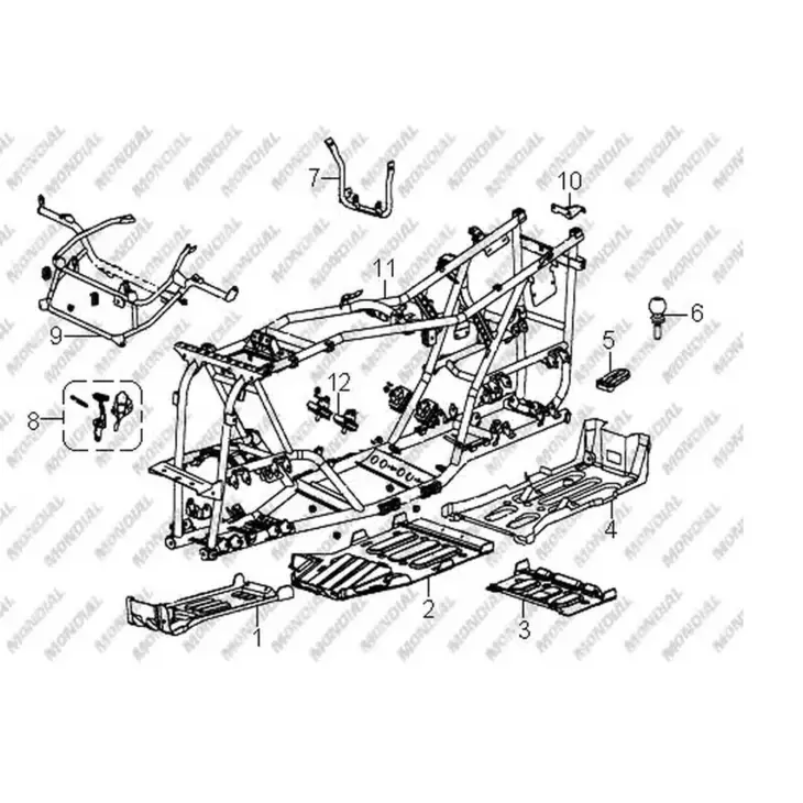 CF MOTO TERRALANDER 500 (4x4) (EFI) SASI #Y4CFM4001A0334