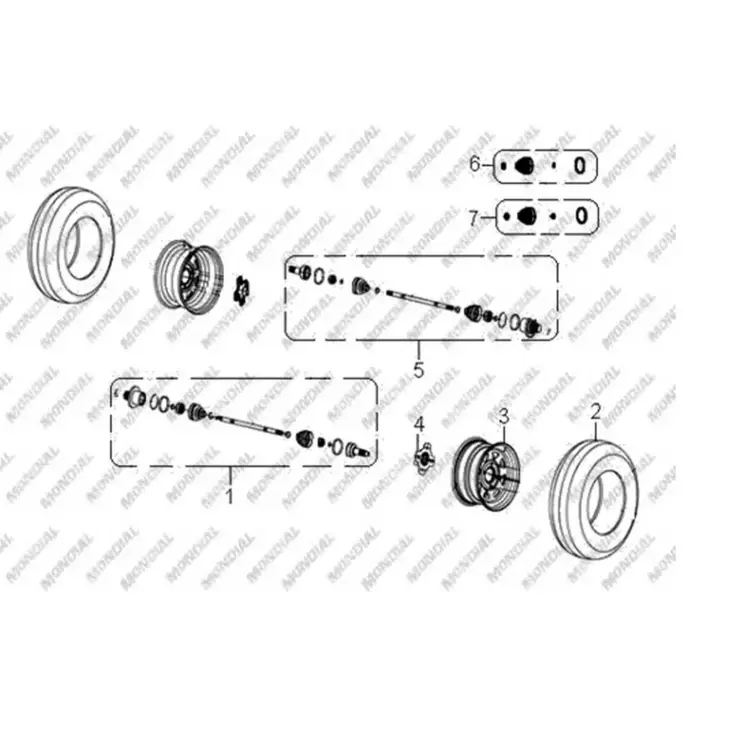 CF MOTO TERRALANDER 500 (4x4) (EFI) POYRA /ARKA #Y4CFM4001A0289