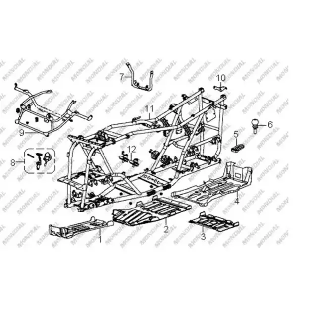CF MOTO TERRALANDER 625 (4x4) (EFI) SASI #Y4CFM4002A0028