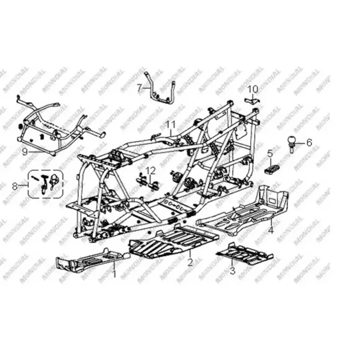 CF MOTO TERRALANDER 625 (4x4) (EFI) SASI #Y4CFM4002A0028