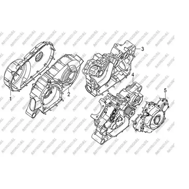 CF MOTO TERRALANDER 800 (4X4) (EFI) KRANK KUTUSU SAG B #Y4CFM4004A0045