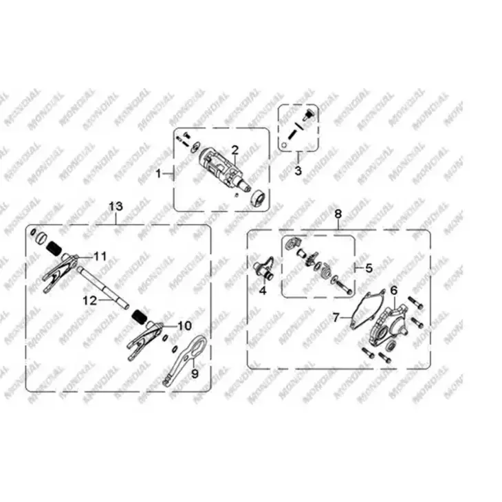 CF MOTO TERRALANDER 800 (4X4) (EFI) SEKROMENC #Y4CFM4004A0140
