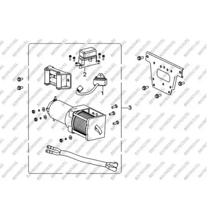CF MOTO TERRALANDER 800 (4X4) (EFI) VINC MOTORU KOMPLE #Y4CFM4004A0296