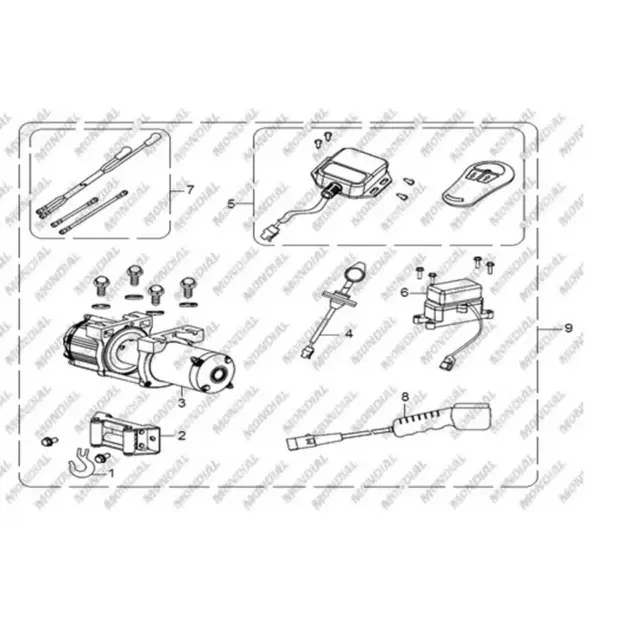 CF MOTO TRACKER 800 (EFI) VINC KOMPLE #Y4CFM4005A0154