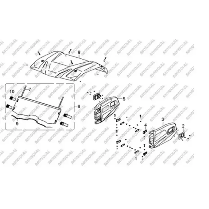 CF MOTO TRACKER 800 (EFI) KAPI MENTESESI #Y4CFM4005A0248