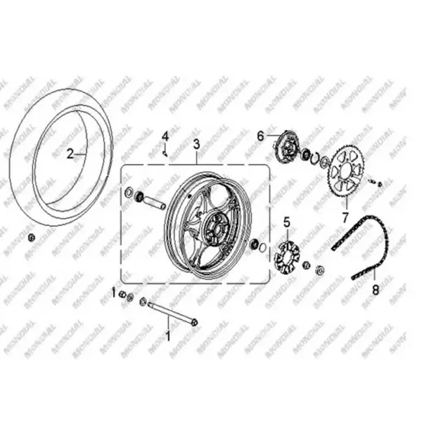 CF MOTO SD 650-S (EFI) KAPLIN LASTIGI #Y4CFM4006A0340