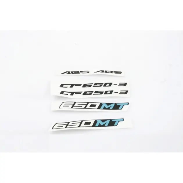 CF MOTO 650MT ETIKET SETI KOMPLE #Y4CFM4010A0094