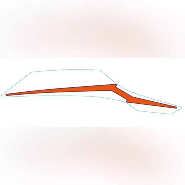 CF MOTO 250NK ETIKET (SOL ON KARENAJ) (KIRMIZI) #Y4CFM4012A0340