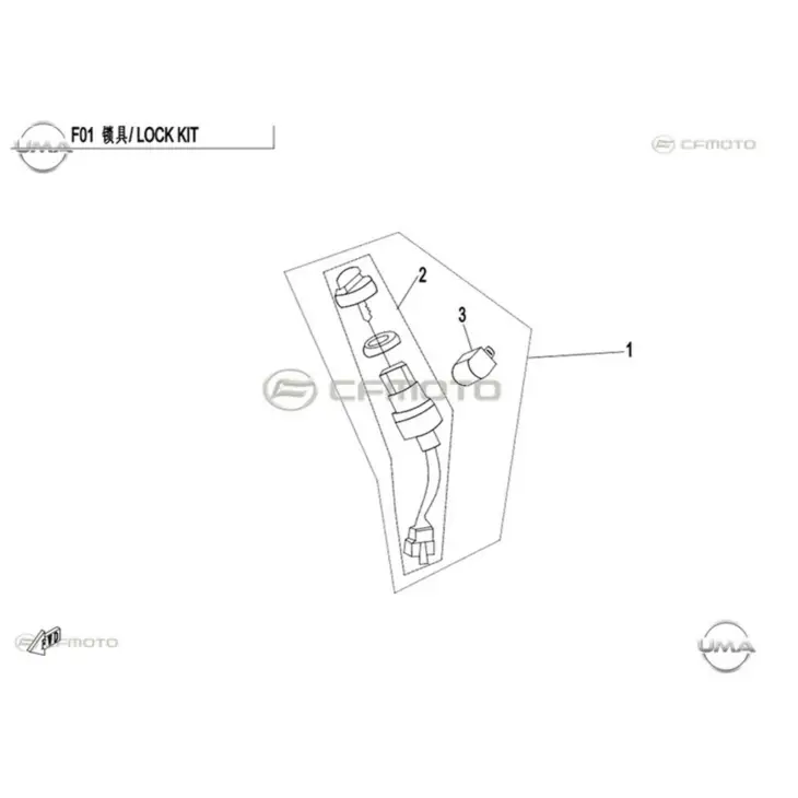 CF MOTO CF500ATR-A KONTAK #Y4CFM4015A0045