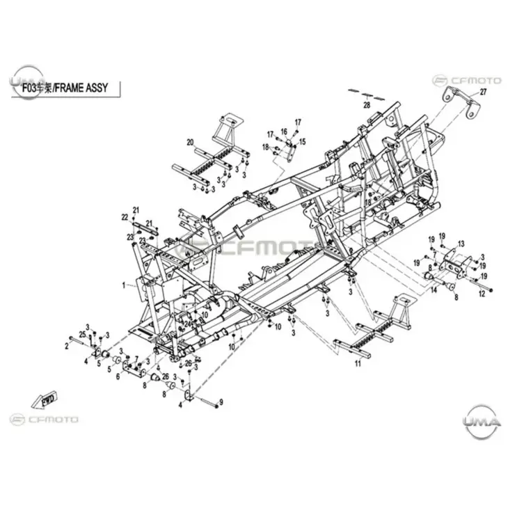 CF MOTO CF800ATR EPS (T3) SASI #Y4CFM4017A0067