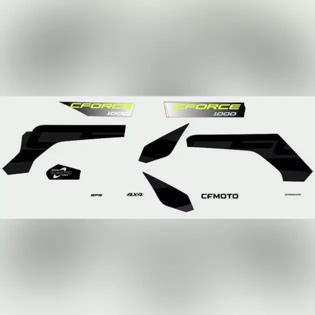 CF MOTO CFORCE 1000 DLX EPS ETIKET SETI (GRI) (2024) #Y4CFM4029B0303