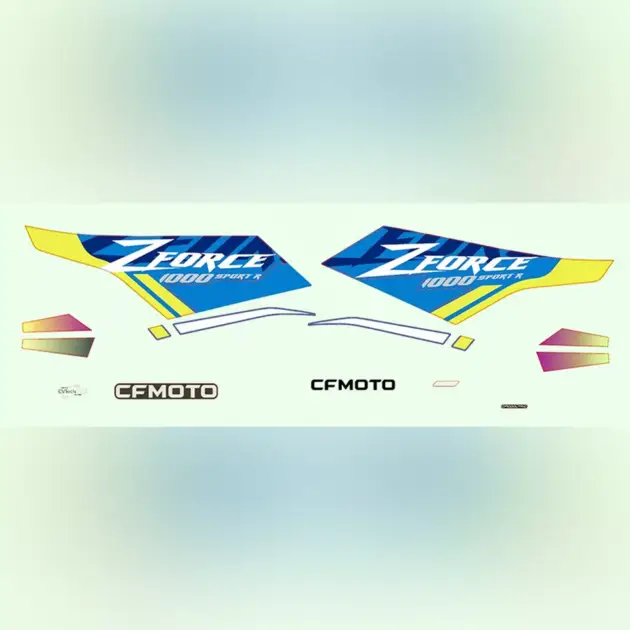 CF MOTO CF1000UTR-C (ZFORCE) 1000SPORT (T1B) ETIKET SETI (MAVI) #Y4CFM4049A0090